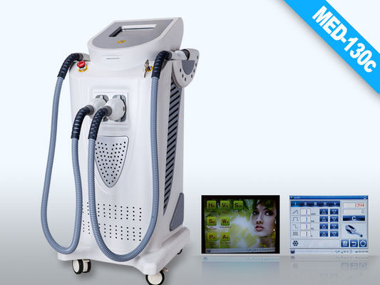 Mesin Penghilang Rambut Medis 2000W 2 Handpieces IPL Disetujui CE