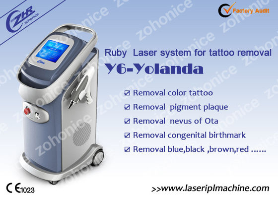 Vertical Laser Tattoo Removal Machine Q-switch Nd Yag Laser With High Energy