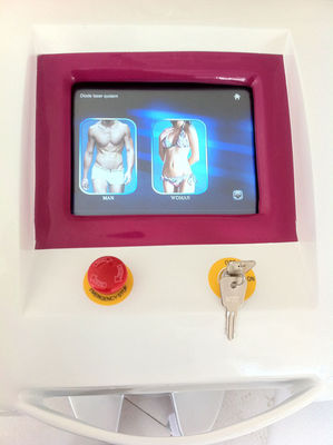 8.4 インチ 2000W の家の使用 12 のための携帯用 808nm ダイオード レーザーの毛の取り外し機械 x 2 4mm