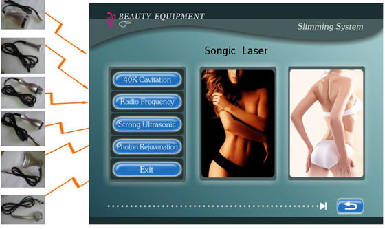 Household Ultrasonic Cavitation Vacuum Slimming Machine Radio Frequence