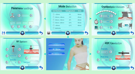 Sbocco di fabbrica!!! Nuovo vuoto di cavitazione di Cryolipolysis rf che dimagrisce macchina