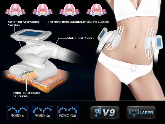 Portabel VelaShape Vacuum melangsingkan mesin, Laser RF mesin sedot lemak
