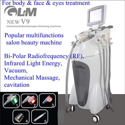 V9 Velashape Vacuum Slimming Machine Bi-Polar For Body & Face & Eyes Treatment