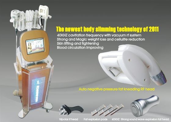 M10 40khz RF ultrasound cavitation vacuum slimming machine with roller for weight loss