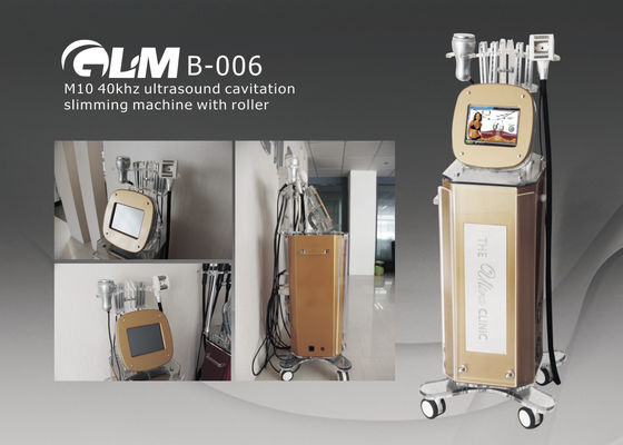 M10 40khz RF ultrasound cavitation vacuum slimming machine with roller for weight loss