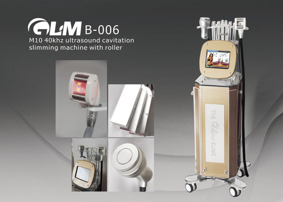 M10 40khz RF ultrasound cavitation vacuum slimming machine with roller for weight loss