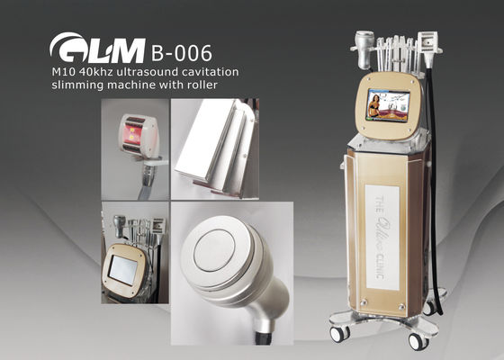 M10 40khz RF ultrasound cavitation vacuum slimming machine with roller for weight loss