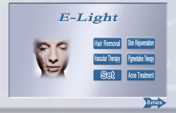 Pendinginan SHR IPL Hair Removal Machine, Elight IPL RF peremajaan kulit Peralatan