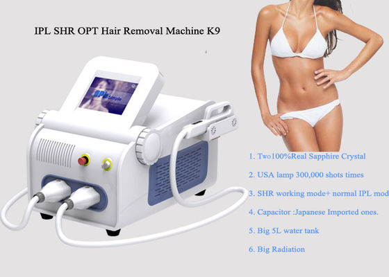 Germany Pipe Ipl Hair Removal Machine , portable ipl shr opt epilator machine