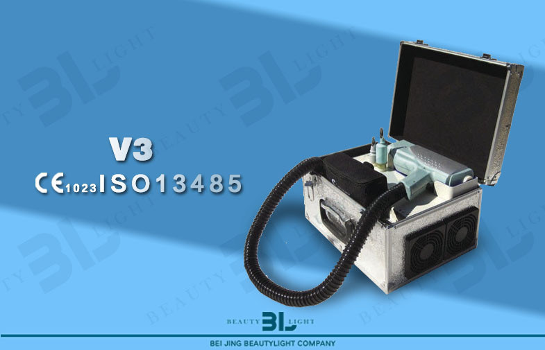 E-light + ND YAG laser ba trong cùng một máy loại bỏ hình xăm bằng laser chức năng khác nhau trong năng lượng xanh
