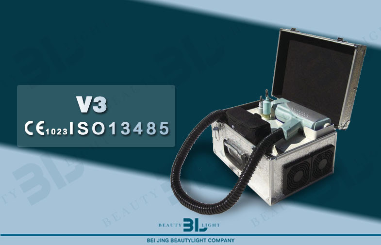 wygodne i brak bólu laserowe usuwanie tatuażu na zielono zasilania standardzie Europa CE, integralny projekt, łatwa konserwacja