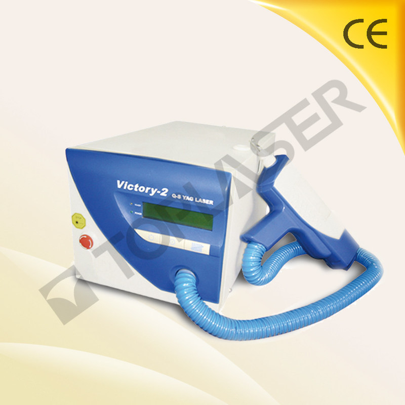 5 Hz Q-switch Nd Yag Laser Coffee Spot / bintik Menghapus Dengan LCD Display