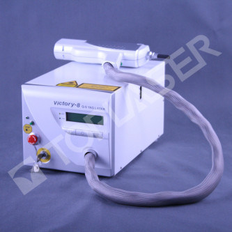 1Hz / 5hz Q-switch Nd Yag Laser Pigmentasi Kulit Removal, 1064nm Laser Untuk Umur Spot