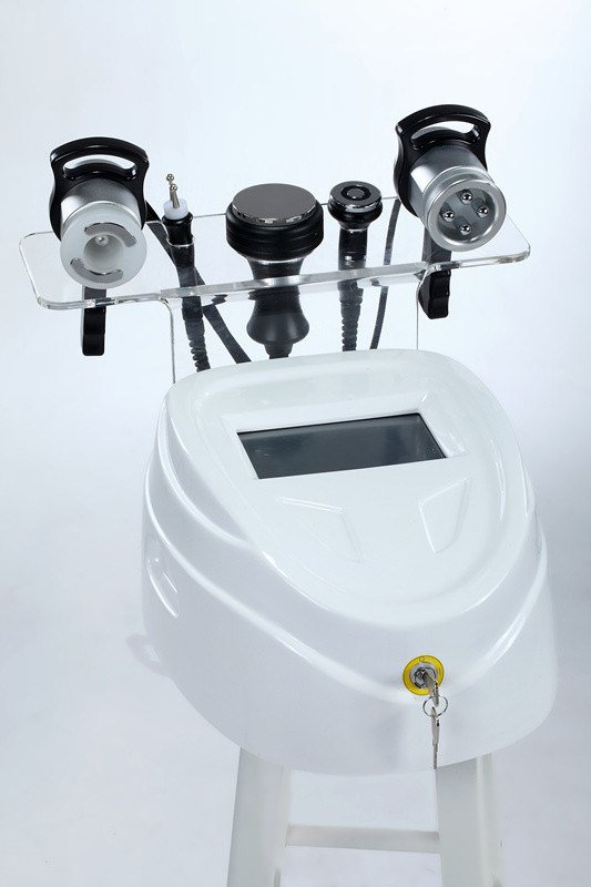 Home RF Cavitation Cellulite Reduction With Five Heads For Face And Body Treatment