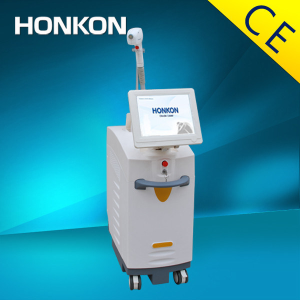 ² posteriore/della gamba del petto/del laser a diodi di rendimento elevato 808nm depilazione della macchina 120J/cm