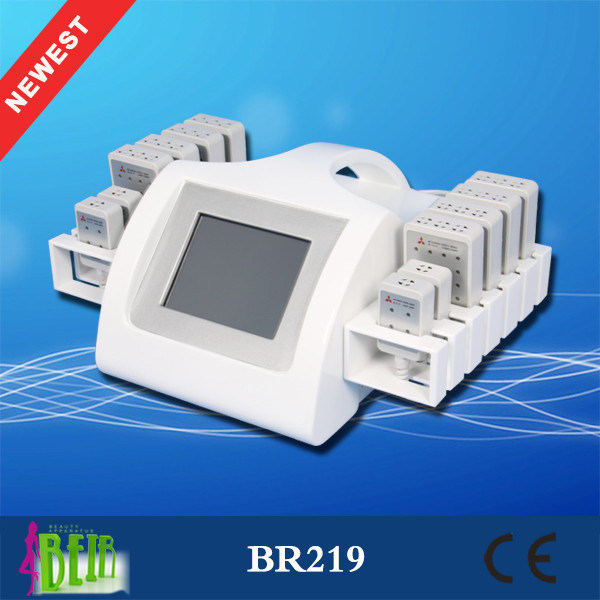 Dioda Lipo Laser melangsingkan mesin, 980nm liposhape Laser Lipo Tubuh dengan 200MW